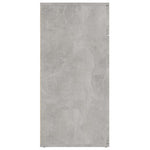HKH Aparador de Madera Contrachapada con 2 Puertas y 1 Cajón 80 X 36 X 75 Cm - Gris Cemento