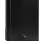 HKH Armario con Espejo LED Brillante para Baño - 80x12x68 cm - Negro