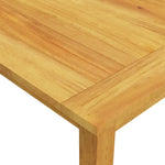 HKH 3 Pcs Conjunto de Jantar para Jardim Castanho - Marrom