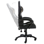 Silla de carreras HKH de piel sintética - Negra y camuflada