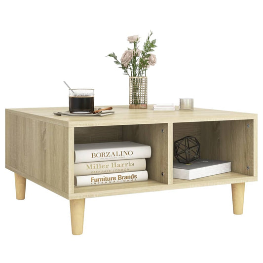 Mesa de centro HKH en aglomerado de madera de roble Sonoma