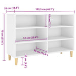 Aparador HKH - 103,5x35x70 Cm - Blanco