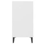 Aparador HKH en aglomerado, metal con 3 estantes 57 x 35 x 70 cm - Blanco