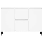 HKH Aparador Industrial em Madeira Processada, Metal 102 X 35 X 70 Cm - Branco