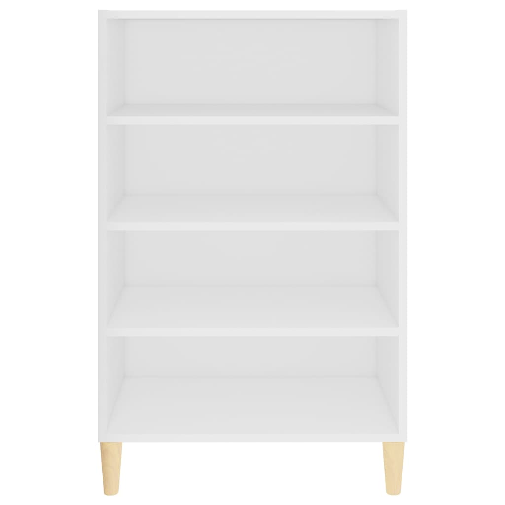 HKH Aparador em Aglomerado, Madeira de Eucalipto Maciça 57 X 35 X 90 Cm - Branco