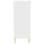 HKH Aparador em Aglomerado, Madeira de Eucalipto Maciça 57 X 35 X 90 Cm - Branco