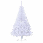 HKH Meia Árvore de Natal Artificial com Suporte Branco em PVC