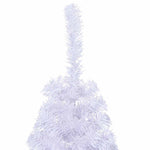 HKH Meia Árvore de Natal Artificial com Suporte Branco em PVC