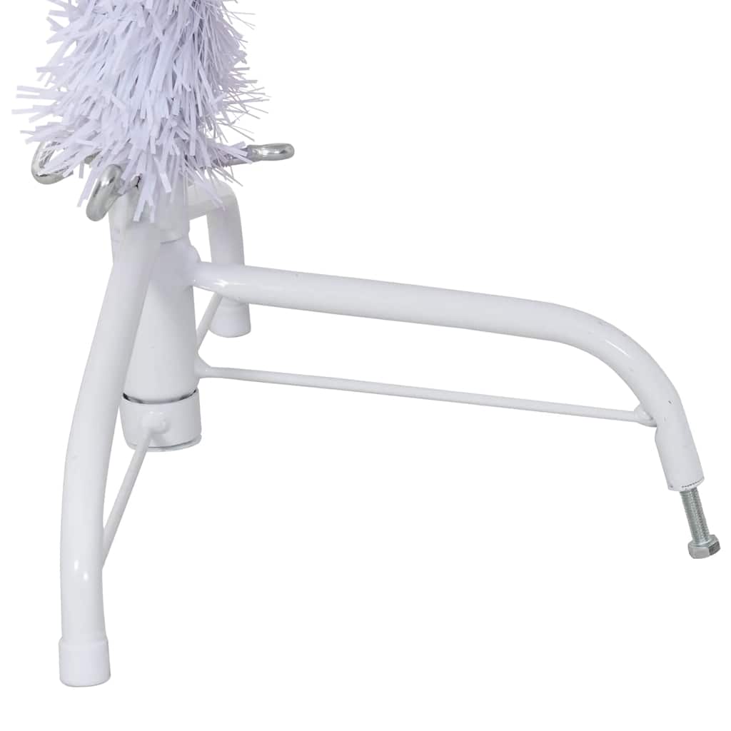HKH Meia Árvore de Natal Artificial com Suporte Branco em PVC