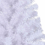HKH Meia Árvore de Natal Artificial com Suporte Branco em PVC