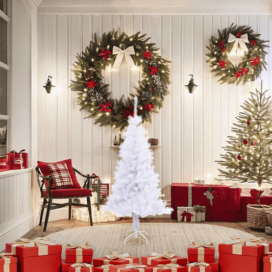 HKH Árvore de Natal Artificial de 230 Ramos com Suporte