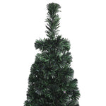 HKH Árvore de Natal Artificial Fina com Suporte Fibra Ótica