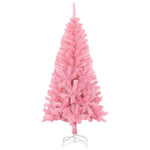 HKH Árvore de Natal Artificial com Suporte Rosa em PVC