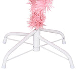 HKH Árvore de Natal Artificial com Suporte Rosa em PVC