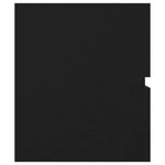 Mueble bajo lavabo HKH con lavabo integrado - Negro