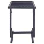 HKH 3 Pcs Conjunto de Jantar para Jardim - Preto