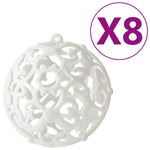 HKH Conjunto de 100 Bolas de Natal - Branco