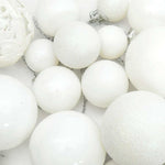 HKH Conjunto de 100 Bolas de Natal - Branco