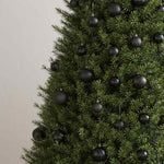 HKH Conjunto de 100 Bolas de Natal - Preto