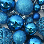 HKH Conjunto de 100 Bolas de Natal - Azul