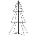 HKH Árvore de Natal em Cone com 160 Leds Interior e Exterior