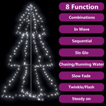 HKH Árvore de Natal em Cone com 200 Leds Interior e Exterior