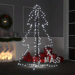 HKH Árvore de Natal em Cone com 200 Leds Interior e Exterior
