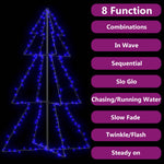 HKH Árvore de Natal em Cone com 200 Leds Interior e Exterior