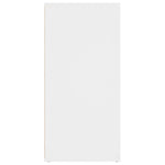 HKH Aparador em Contraplacado com 4 Portas e 2 Gavetas 80 X 36 X 75 Cm - Branco