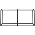 HKH Mesa de Apoio Transparente Vidro Temperado