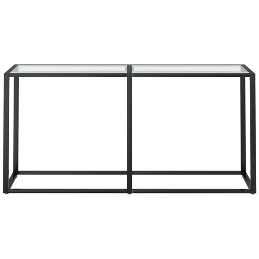 HKH Mesa de Apoio Transparente Vidro Temperado