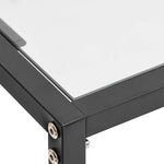 HKH Mesa de Apoio Transparente Vidro Temperado
