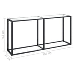 HKH Mesa de Apoio Transparente Vidro Temperado