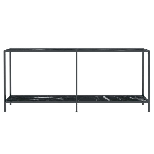 HKH Mesa de Apoio Vidro Temperado - Preto