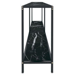 HKH Mesa de Apoio Vidro Temperado - Preto