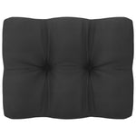 HKH 3 Pcs Conjunto Lounge de Jardim C/ Almofadões Pinho Maciço - Branco