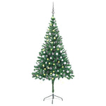 HKH Árvore de Natal Artificial de 564 Ramos Pré-Iluminada + Bolas