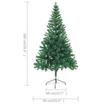 HKH Árvore de Natal Artificial de 564 Ramos Pré-Iluminada + Bolas