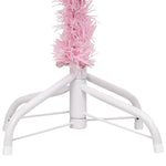 HKH Árvore Natal Artificial Pré-Iluminada com Bolas Rosa em PVC