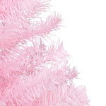 HKH Árvore Natal Artificial Pré-Iluminada com Bolas Rosa em PVC