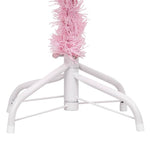 HKH Árvore Natal Artificial Pré-Iluminada com Bolas Rosa em PVC