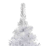HKH Árvore Natal Artificial Pré-Iluminada com Bola Prateado em PéT