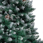 HKH Árvore Natal Artificial Pré-Iluminada com Bolas e Pinhas
