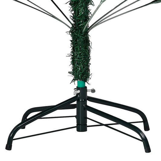 HKH Árvore Natal Artificial Pré-Iluminada com Bolas Verde em PVC