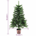 HKH Árvore Natal Artificial Pré-Iluminada com Bolas - Verde