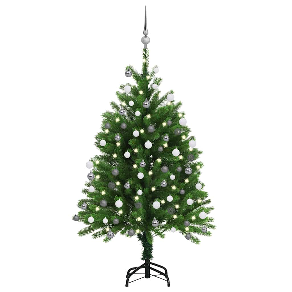 HKH Árvore Natal Artificial Pré-Iluminada com Bolas - Verde