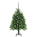HKH Árvore Natal Artificial Pré-Iluminada com Bolas - Verde