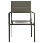 HKH 3 Pcs Conjunto de Jantar para Exterior Aço - Preto