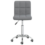 Silla de oficina giratoria HKH de tela - Gris claro