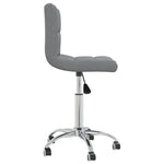 Silla de oficina giratoria HKH de tela - Gris claro